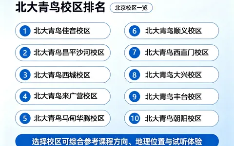 北大青鸟小班授课哪家校区好？2026北京校区真实对比