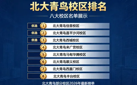 北大青鸟各校区口碑真实排名？哪个校区就业好？